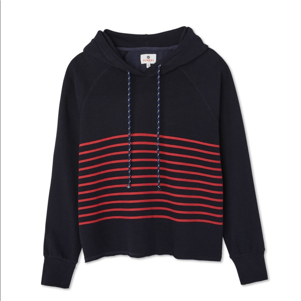 Sundry Cropped Hoodie from Revolve